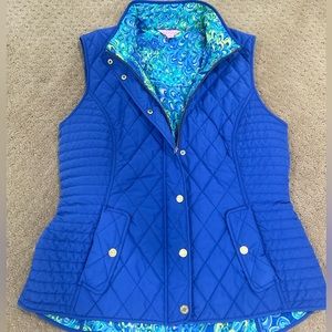 Blue Lilly Pulitzer Vest Size XL